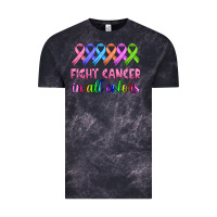 Cloud Black fight cancer in all colors Vintage Tee - HRA Design Shop