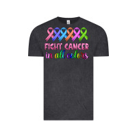 Vintage Black fight cancer in all colors Vintage Tee - HRA Design Shop