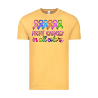 Vintage Mustard fight cancer in all colors Vintage Tee - HRA Design Shop