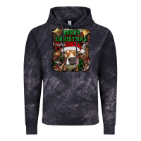 Cloud Black merry christmas heifer with cowbells Vintage Hoodie - RanaPortraitStore