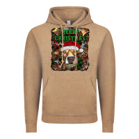 Vintage Coffee merry christmas heifer with cowbells Vintage Hoodie - RanaPortraitStore