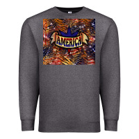 Charcoal Heather tiger america Premium Sweatshirt - NancyCooperArtShop