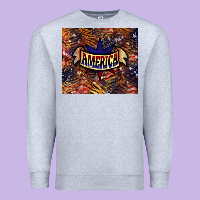 Tiger America Premium Sweatshirt Designed By Nancycooperartshop