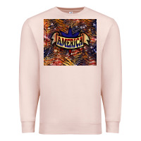 Pale Pink tiger america Premium Sweatshirt - NancyCooperArtShop