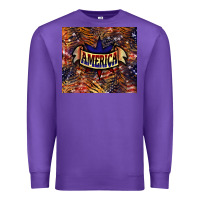 Purple tiger america Premium Sweatshirt - NancyCooperArtShop