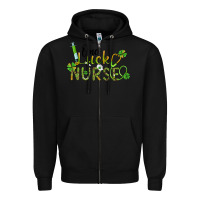 Black one lucky nurse Zipper Hoodie - BarkalooDesign