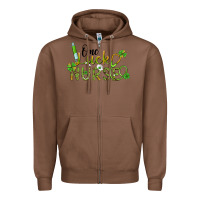 Chestnut one lucky nurse Zipper Hoodie - BarkalooDesign