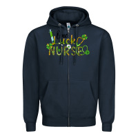 Navy one lucky nurse Zipper Hoodie - BarkalooDesign
