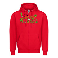 Red one lucky nurse Zipper Hoodie - BarkalooDesign