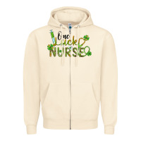 Sandshell one lucky nurse Zipper Hoodie - BarkalooDesign