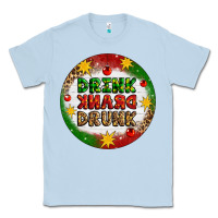 Dusty Blue Drink Drank Drunk Classic Tee - Artiststas