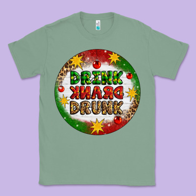 Drink Drank Drunk Classic Tee Designed By Artiststas