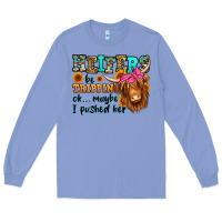 Colony Blue heifers be trippin ok maybe i pushed her long hair Long Sleeve Tee - Jasminsmagicworld