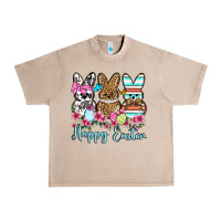 French Oak Happy Easter western peeps Urban Heavy Tee - OliviaCreatesArt