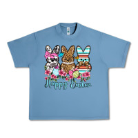 Pebble Blue Happy Easter western peeps Urban Heavy Tee - OliviaCreatesArt