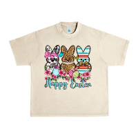 Sandshell Happy Easter western peeps Urban Heavy Tee - OliviaCreatesArt
