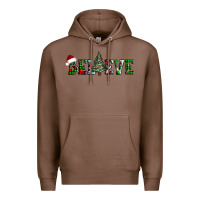 Chestnut believe Christmas tree Premium Hoodie - AdoDesignShop