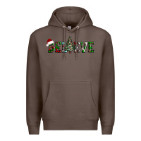 Coffee believe Christmas tree Premium Hoodie - AdoDesignShop