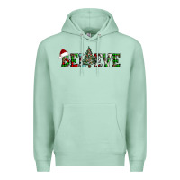 Seafoam believe Christmas tree Premium Hoodie - AdoDesignShop