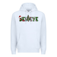 White believe Christmas tree Premium Hoodie - AdoDesignShop