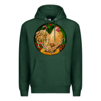 Sports Green cochin rooster christmas Premium Hoodie - LillyAllenDesigns
