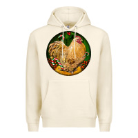 Tofu cochin rooster christmas Premium Hoodie - LillyAllenDesigns