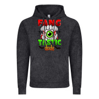 Vintage Black fang tastic dude Vintage Hoodie - Zillion Design Studio