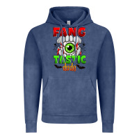 Vintage Denim fang tastic dude Vintage Hoodie - Zillion Design Studio