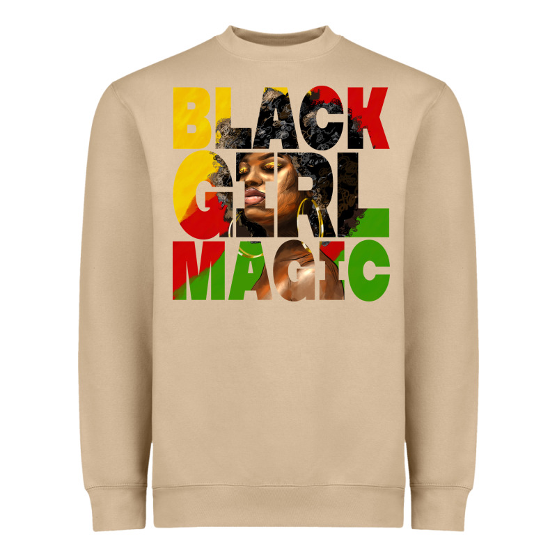 Black Girl Magic Juneteenth Heavyweight Sweatshirt by HRA Design Shop | Teevron