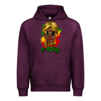 Mauve Wine i am black history Urban Hoodie - NancyCooperArtShop