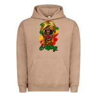 Pigment Burro i am black history Urban Hoodie - NancyCooperArtShop
