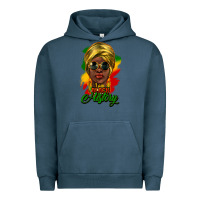 Pigment Midnight Navy i am black history Urban Hoodie - NancyCooperArtShop
