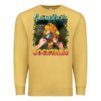 Antique Gold campfirescocktails Premium Sweatshirt - NancyCooperArtShop
