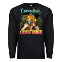 Black campfirescocktails Premium Sweatshirt - NancyCooperArtShop