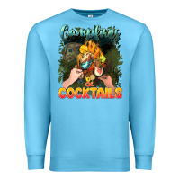 Ocean Blue campfirescocktails Premium Sweatshirt - NancyCooperArtShop