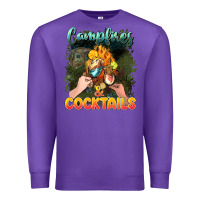 Purple campfirescocktails Premium Sweatshirt - NancyCooperArtShop