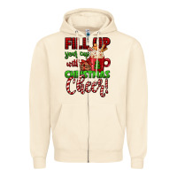 Sandshell fill up your cup with christmas cheer Zipper Hoodie - Jasminsmagicworld