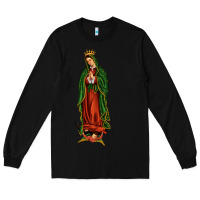 Black our lady of guadalupe Long Sleeve Tee - JahusDesignShop
