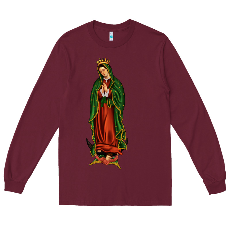 Our Lady Of Guadalupe Long Sleeve Tee by JahusDesignShop | Teevron