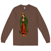 Chestnut our lady of guadalupe Long Sleeve Tee - JahusDesignShop