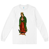 White our lady of guadalupe Long Sleeve Tee - JahusDesignShop