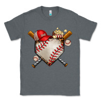 Charcoal Heather baseball Classic Tee - AdoDesignShop