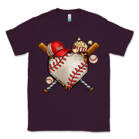 Plum baseball Classic Tee - AdoDesignShop