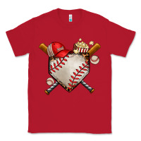 Red baseball Classic Tee - AdoDesignShop