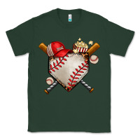 Sports Green baseball Classic Tee - AdoDesignShop