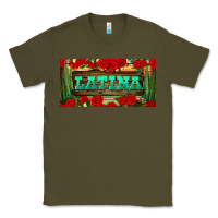 Army Green latina license plate Classic Tee - BundleAndBundleShop