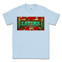 Dusty Blue latina license plate Classic Tee - BundleAndBundleShop