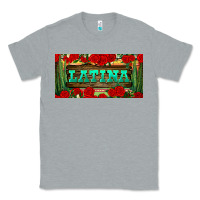 Heather Grey latina license plate Classic Tee - BundleAndBundleShop