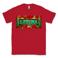 Red latina license plate Classic Tee - BundleAndBundleShop