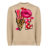 Mushroom love lips Heavyweight Sweatshirt - FaDigitalArtStudio